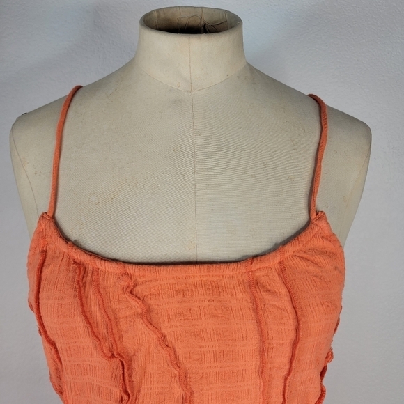 Free People Orange Mini Dress - Picture 2 of 4